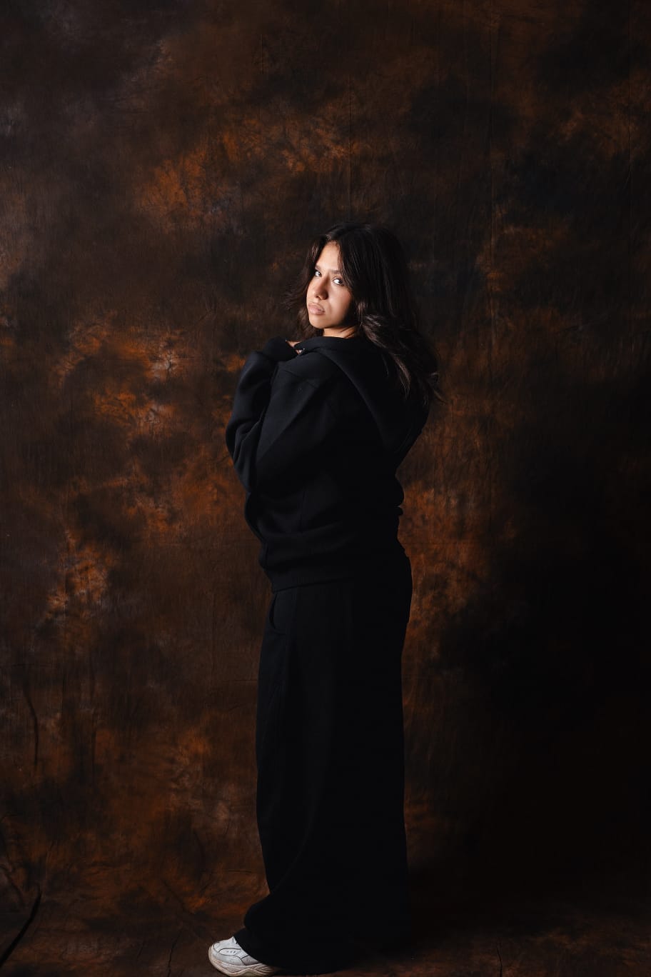 Classic zip hoodie Black